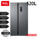 TCL FRIDGE 520L SBS NO-FROST SILVER P520SBS