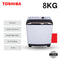 TOSHIBA WM 8KG TT  WHITE VH-J90WGH