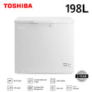 Toshiba Deep Freezer (198L) White
