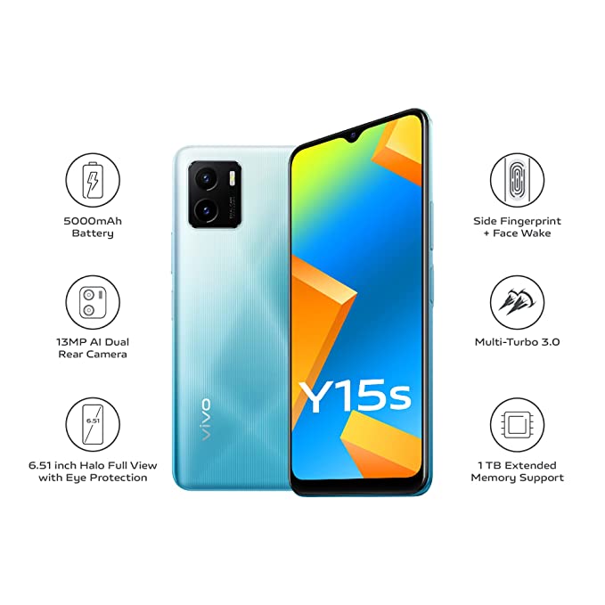 Vivo Y15s Wave Green 3GB RAM 32GB Storage
