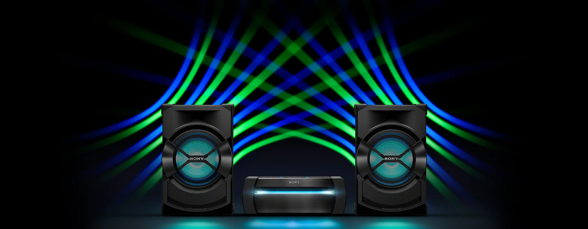 Sony High-power home audio system with DVD SHAKE-X10D