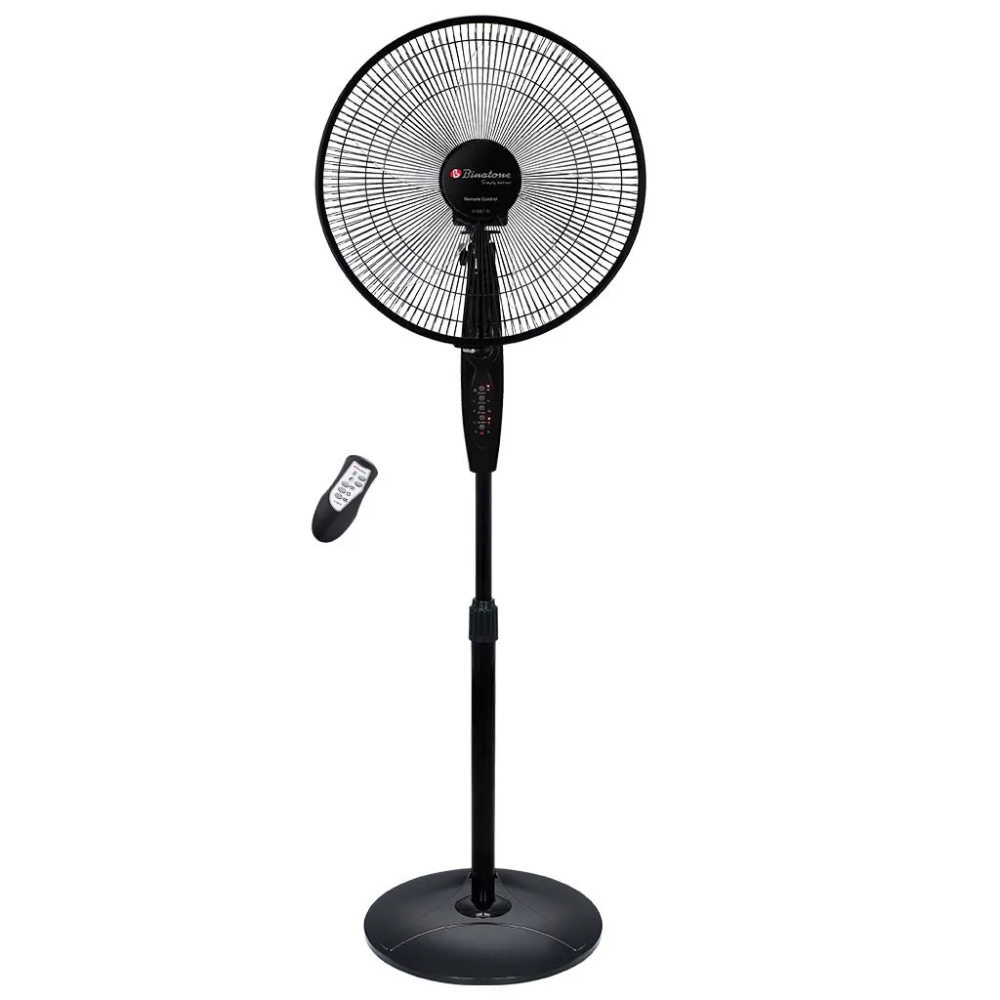 BINATONE FAN 16 45W STANDING BLACK A1687 RC