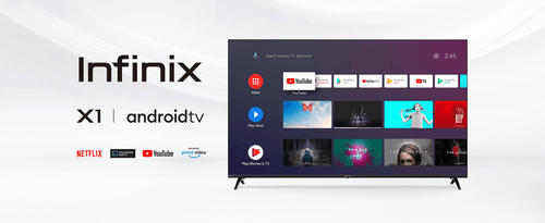 INFINIX TV 55 UHD ANDROID BLACK INFTV55X1